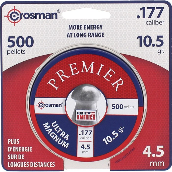 Crosman Domed Ultra Magnum Diabolo caliber 4.5mm round nose